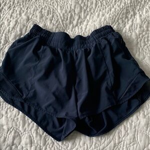Lululemon Hotty Hot Shorts, Navy Blue, 6 Tall